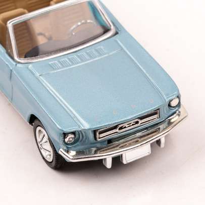 Ford Mustang 1969, macheta auto scara 1:43, bleu, New Ray