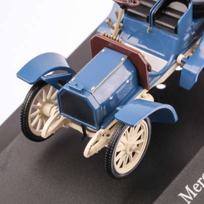 Mercedes-Benz 40HP SIMPLEX 1902, macheta auto scara 1:43, bleu, carcasa plexic, Magazine models