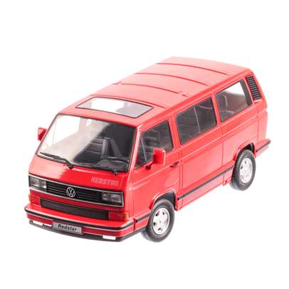 Volkswagen T3 RED STAR 1993, macheta auto scara 1:18, rosu, Limited Edition, KK SCALE