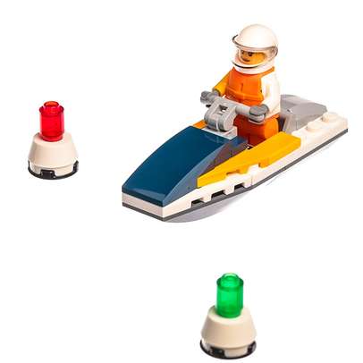 LEGO Barca de curse - Reconstruim Lumea Nr. 1