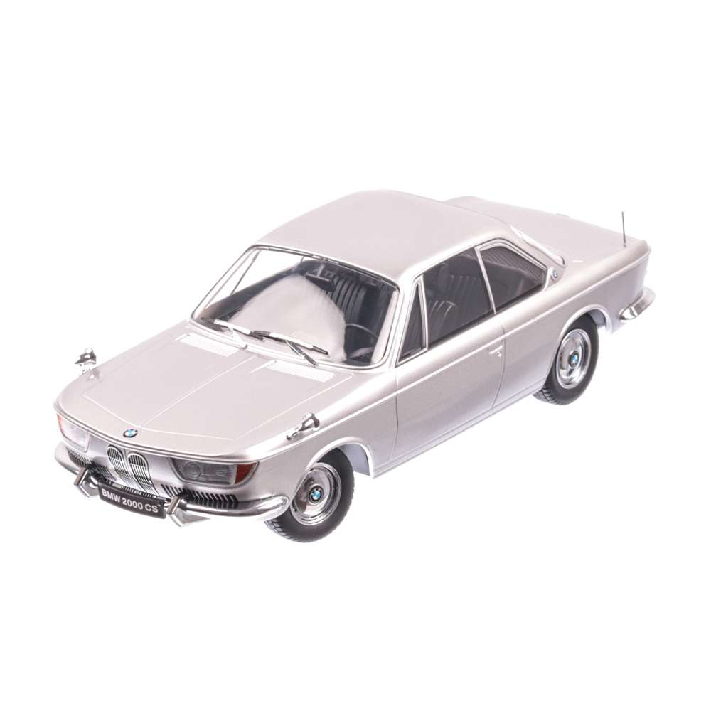 BMW 2000 CS 1965, macheta auto scara 1:18, argintiu, KK Scale