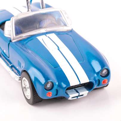 Shelby Cobra 427 1966, macheta auto  scara 1:32, bleu cu alb, New Ray