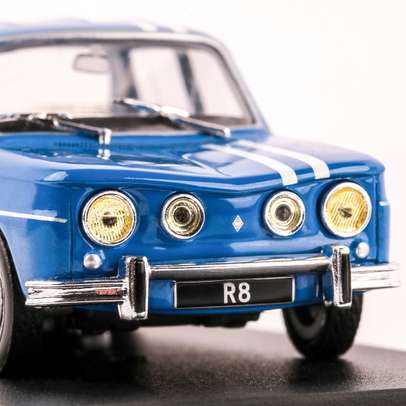 Renault R8 Gordini, 1965, scara 1:43, albastru, Magazine Models