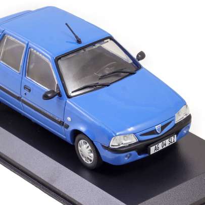 Dacia Solenza 2003, macheta auto scara 1:43, albastra, DeAgostini-2