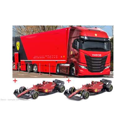 Macheta camion Iveco S-Way 570 racing transporter F1 2023 1:43