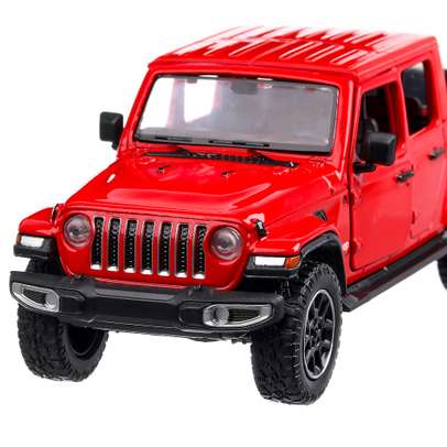 Jeep Gladiator Overland 2021, macheta  SUV,  scara 1:24, rosu, Motor Max
