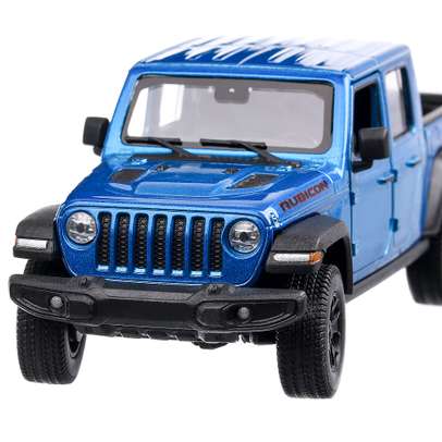 Jeep Gladiator Rubicon 2020, macheta suv, scara 1:27, albastru metalizat, Welly