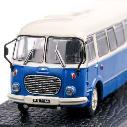 Jelcz 043 1959, macheta autobuz, scara 1:72, albastru, Atlas