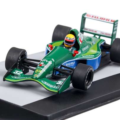 Jordan Ford 191 #32 Roberto Moreno P10 Italia GP 1991, macheta F1 scara 1:43, verde, Atlas