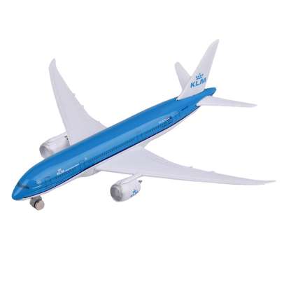 Jucarie avion Boeing 787 KLM din metal pentru copii