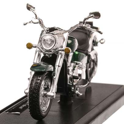 Kawasaki Vulcan 2000 , macheta motocicleta, scara 1:18, verde inchis, Maisto