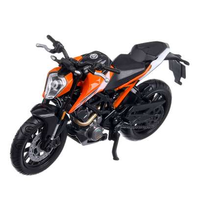 KTM 250 Duke 2020, macheta motocicleta, scara 1:18, portocaliu, Bburago-2