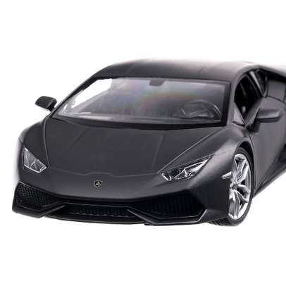 Lamborghini Huracan LP610-4  2015, macheta auto, scara 1:24, negru mat, Welly
