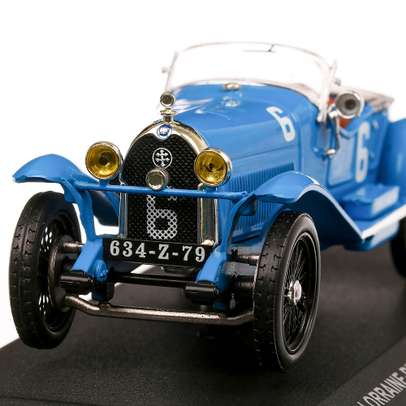 Lorraine-Dietrich B3-6 1926 #6 24h Le Mans, R.Bloch/A.Rossignol, macheta  auto, scara 1:43, albastru, IXO