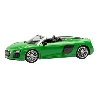 Macheta auto Audi R8 V10 Spyder verde 1-87 Herpa