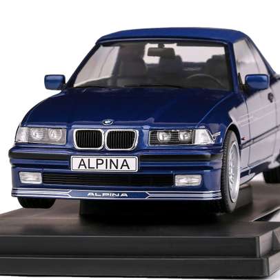 Macheta auto BMW Alpina B3 3.2 Convertible E36 1996 albastru 1:18