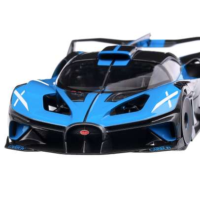 Macheta auto Bugatti Bolide 2020 scara 1:18 albastru cu negru Burago