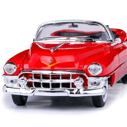 Macheta auto Cadillac Eldorado Convertible 1953, scara 1:24, rosu, Welly