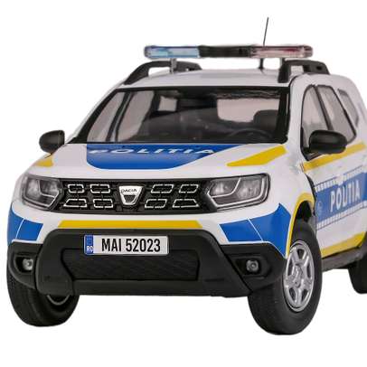 Macheta auto Dacia Duster Politia Romana 2021 1:18