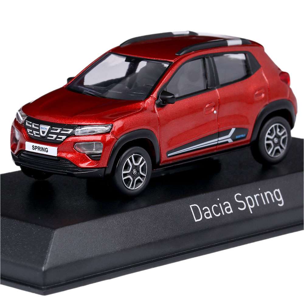 Macheta Auto Dacia Spring 2022 Scara 143 Rosu Norev