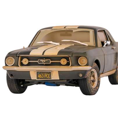 Macheta auto Ford Mustang Coupe Creed II 1967 negru 1:18 GreenLight