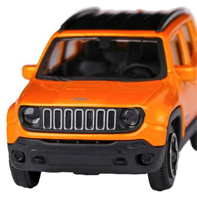 Macheta auto Jeep Renegade 2018 scara 1:43 portocaliu Bburago