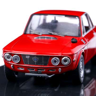 Macheta auto Lancia Fulvia Coupe 1.6 HF 1969, scara 1:43, rosu, Ixo
