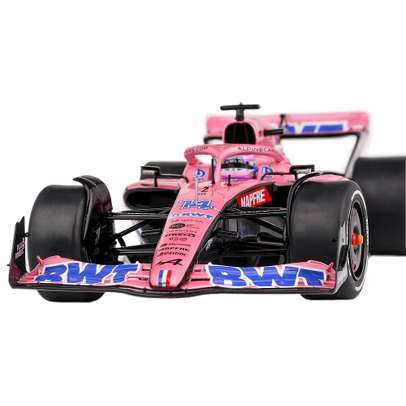Macheta auto Alpine A522 Alonso GP Bahrein 2022 roz 1:18