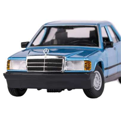 Macheta auto Mercedes 190 E (W201) 1987 albastru1:24