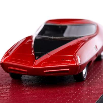 Macheta auto Pontiac Cirrus Concept 1969, scara 1:43, visiniu cu negru, Matrix