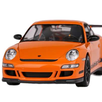 Macheta auto Porsche 911 GT3 RS (997) 2010 portocaliu 1:24