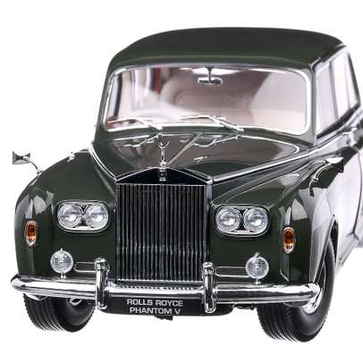 Macheta auto Rolls Royce Phantom V Mulliner Park Ward Limousine 1964 scara 1:18 verde Paragon