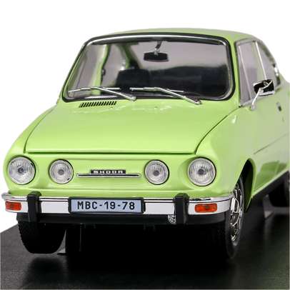 Macheta auto Skoda 110R Coupe 1980 scara 1:18 verde