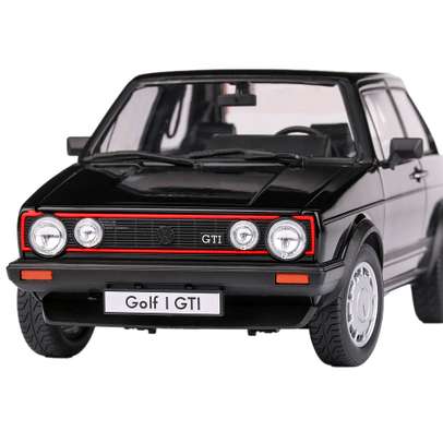 Macheta auto Volkswagen Golf I GTI 1982 negru 1:18