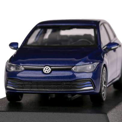 Macheta auto Volkswagen Golf VIII CD1 2020 albastru metalizat 1:43