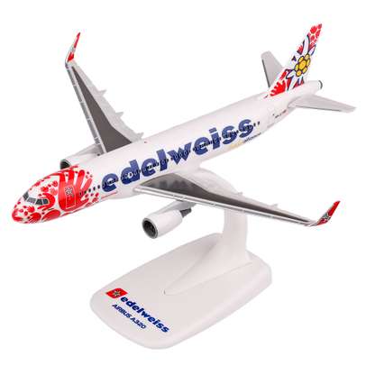 Macheta avion Airbus A320 Edelweiss Air scara 1-200