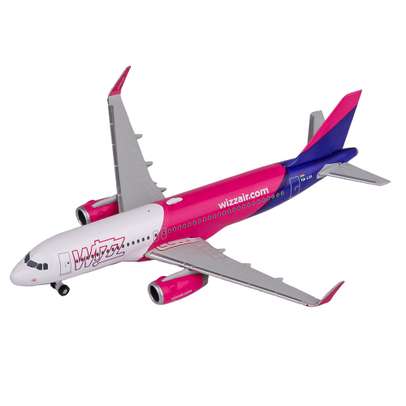 Macheta avion Airbus A320 Wizz Air scara 1-500 Herpa