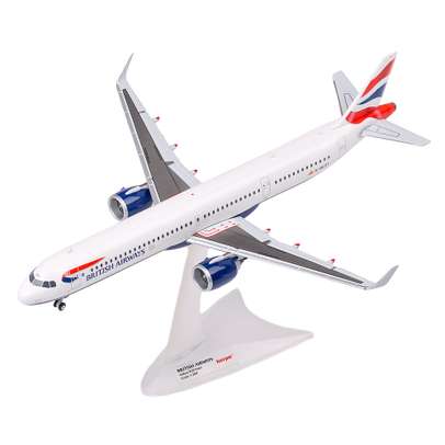 Macheta avion Airbus A321neo British Airways alb 1-200