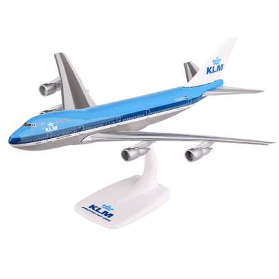 Macheta avion Boeing 747-200SUD KLM 2nd albastru scara 1:250