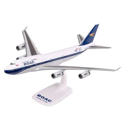 Macheta avion Boeing 747-400 BOAC 1-250 PPC