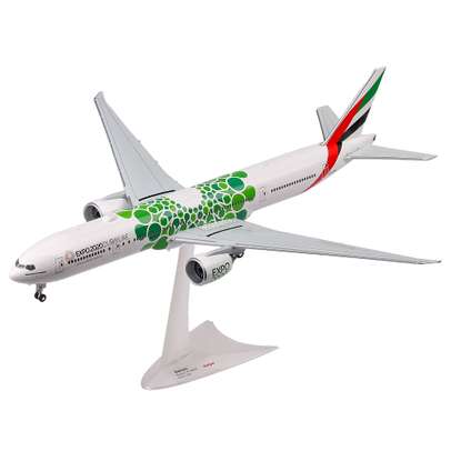 Macheta avion Boeing 777-300ER Emirates Dubai 2020 1-200