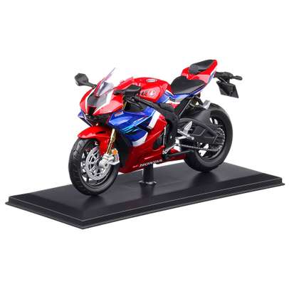 Macheta moto Honda CBR 1000RR-R Fireblade SP 2020 scara 1:12, rosu cu albastru, Maisto