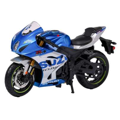 Macheta moto Suzuki GSX-R 1000 2021 albastru 1:18