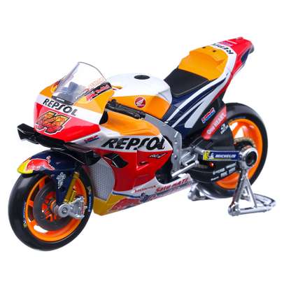 Macheta motocicleta Honda RC213V Nr. 44 2021 scara 1:18 multicolor Maisto