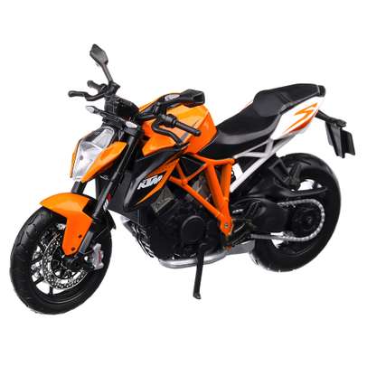 Macheta motocicleta KTM 1290 Super Duke 2014 scara 1:12 portocaliu cu negru Maisto