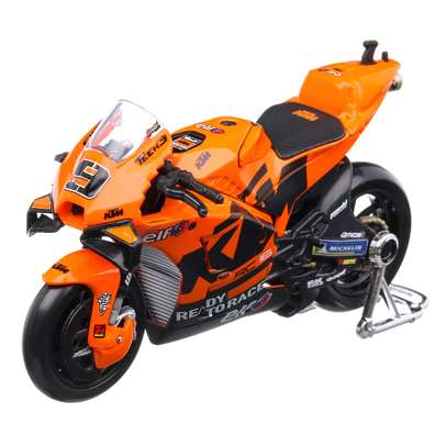 Macheta motocicleta KTM RC 16 Tech 3 #9 Factory Racing 2021 Danillo scara 1:18 portocaliu Maisto