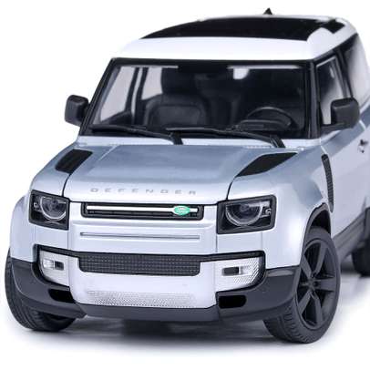 Macheta suv Land Rover Defender 90 2020 argintiu 1:26