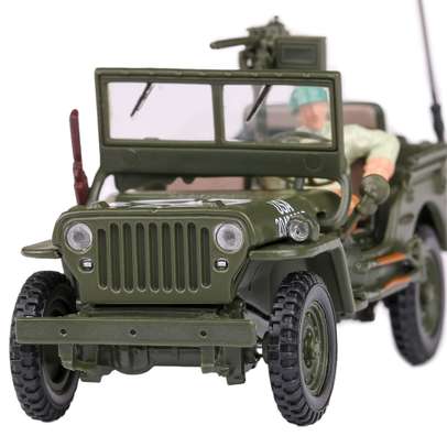 Macheta vehicul militar Jeep Willys MB US Army v2 1-43