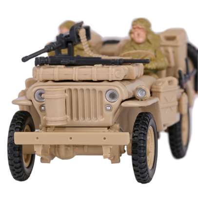 Macheta vehicul militar Jeep Willys MB US Army v3 1-43