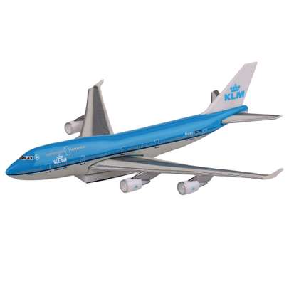 Magnet frigider avion Boeing 747-400 KLM 1-500